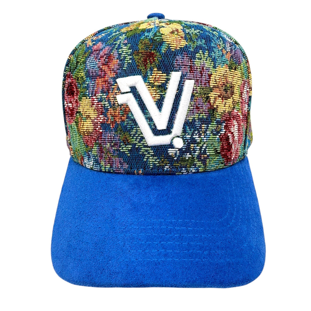 Viral Vue Limited Edition Floral Blue Hat