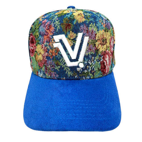 Viral Vue Limited Edition Floral Blue Hat