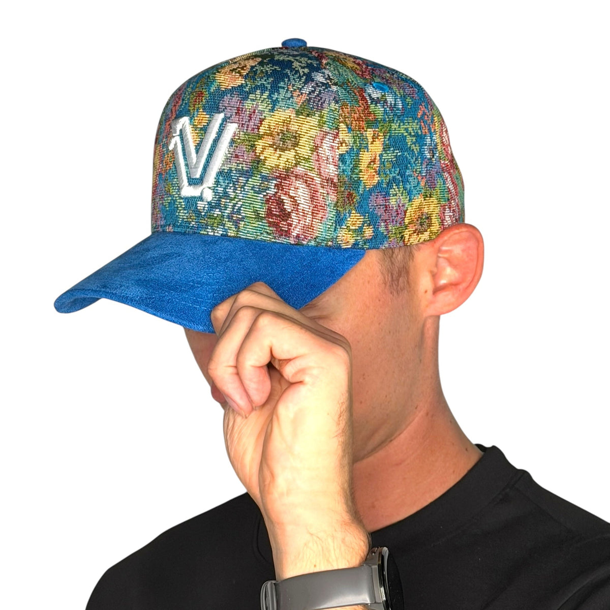Viral Vue Limited Edition Floral Blue Hat